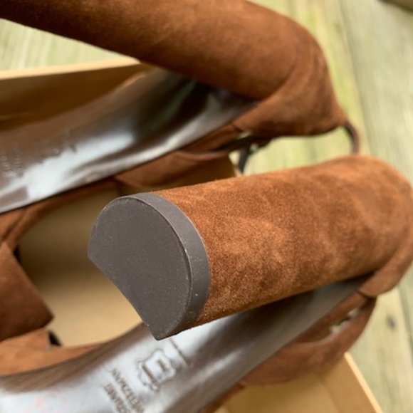 Never Worn! 🎉HP🎉Stuart Weitzman Hijinx Suede Platform Sandal - Picture 14 of 16